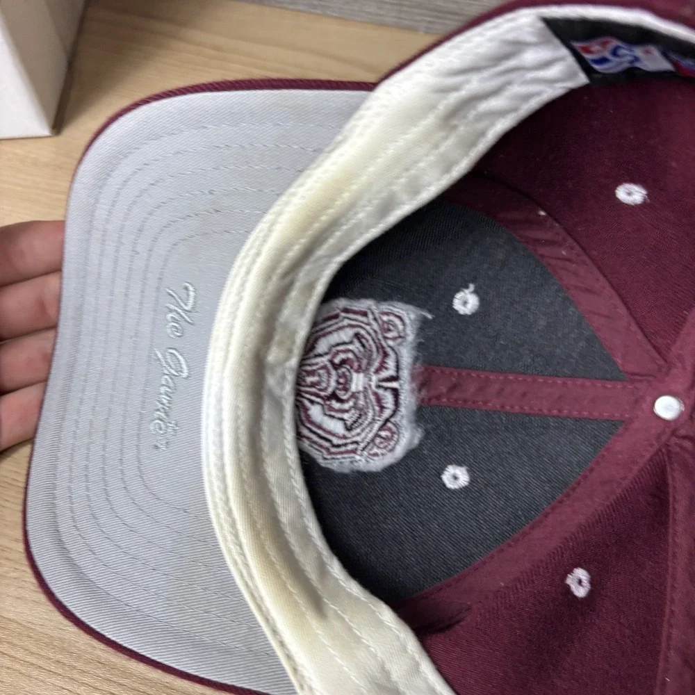 The Game Missouri State Bears Hat Cap Strap Back Youth Maroon White NCAA Cap